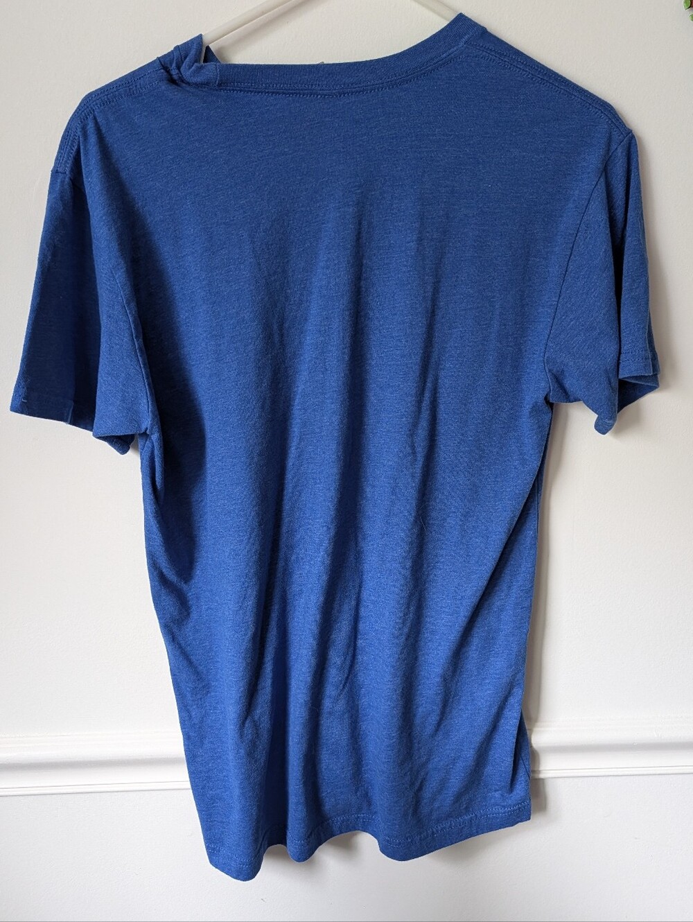 Bob Ross Chicago Cubs W Painting Short Sleeve Tee Size Small - Picture 4 of 6